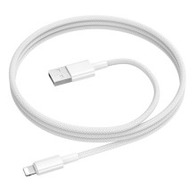 USB cable Borofone BX117 USB-A to Lightning 1.0m white
