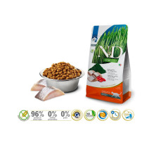 FARMINA ND Spirulina Herring - sausas kačių ėdalas - 1,5 kg