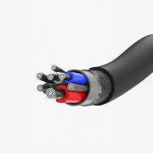 Ugreen US300 USB-C / USB-C laidas 480Mb/s 5A 1m juodas