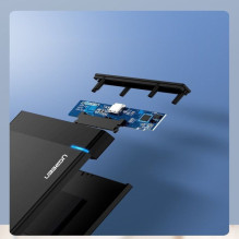 Ugreen Ugreen bay for HDD SSD disk housing 2.5 '' SATA USB 3.2 Gen 1 (5 Gbps) micro USB SuperSpeed + 0.5 m cable black (