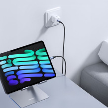 Ugreen Ugreen US535 USB-C / USB-C PD kabelis 240W 5A 1m - pilkas