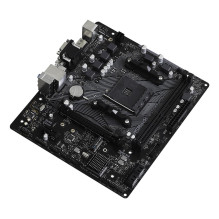 Mainboard, ASROCK, AMD B550, SAM4, MicroATX, 1xPCI-Express 3.0 1x, 1xM.2, 1xPCI-Express 4.0 16x, Memory DDR4, Memory slo