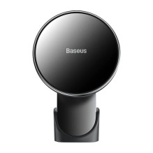 Baseus Baseus Big Energy car mount with wireless charger 15W for Iphone 12 / Iphone 13 (Black)