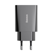 Baseus Baseus Speed Mini Quick Charger, USB-C, PD, 3A, 20W (black)