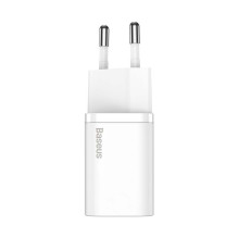 „Baseus Super Si“ greitasis įkroviklis 1C 20W (baltas) „Baseus Super Si“ greitasis įkroviklis 1C 20W (baltas)
