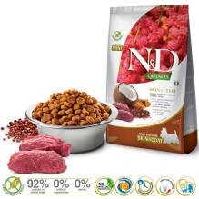 FARMINA N&amp;D Quinoa Dog Skin&amp;Coat Venison, Coconut Adult Mini - dry dog food - 2.5 kg