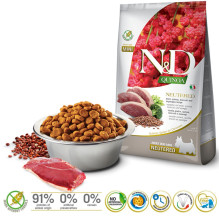 FARMINA ND Quinoa Dog Antis, brokoliai, šparagai Neutered Adult Mini - sausas šunų ėdalas - 2,5 kg FARMINA ND Quinoa Dog Antis, brokoliai, šparagai Neutered Adult Mini - sausas šunų ėdalas - 2,5 kg