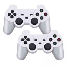 „GameBox HY00“ 64 bitų „Retro 20K Game 4K“ HDMI laikiklių konsolė / „Android Box x2“ belaidis valdiklis, baltas