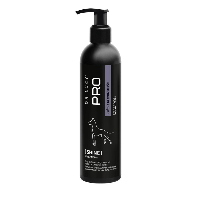 DR LUCY Shine trumpų plaukų šampūnas šunims, 250 ml