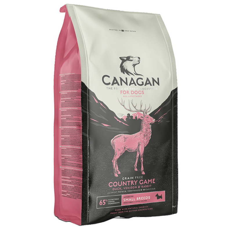 CANAGAN Country Game duck, venison and rabbit - Small Breeds - dry dog food - 6kg