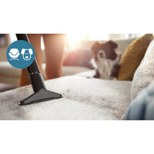 Dulkių siurblys, PHILIPS, Įėjimo galia 800 W, Dulkių talpa 1,3 l, Cilindrinis dulkių siurblys, Valymo tipas: Sausas, Dul