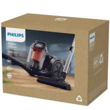 Vacuum Cleaner, PHILIPS, Input power 800 W, Dust capacity 1.3 L, Cylinder vacuum, Cleaning type Dry, Dust container Bagl