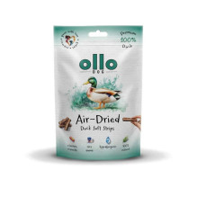 OLLO Air-Dried Duck strips - dog treat - 80g OLLO Air-Dried Duck strips - dog treat - 80g