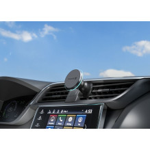 Evelatus MagSafe Qi wireless charging magnet air vent mount (for Car air vent) Black