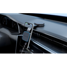Evelatus MagSafe Qi wireless charging magnetic bendable 360 Swivel suction cup mount (for Car dashboard / Car windscreen