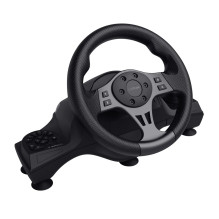 „Trust GXT 289 Movi Black“ USB vairas + pedalai, skirti „Nintendo Switch“, „PlayStation 4“, „Xbox One S“, „Xbox One X“, 
