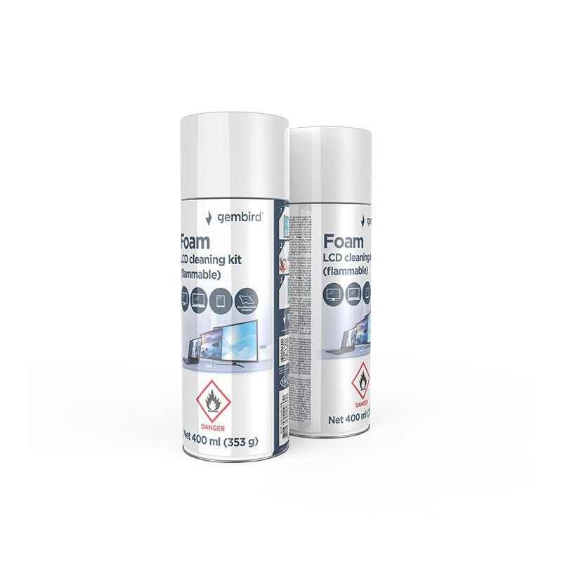 Foam LCD Cleaning Kit CK-LCD-08 Foam Cleaner for LCD / TFT screens 400 ml