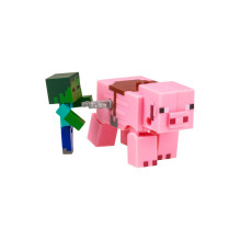 MINECRAFT S2 3D WIND-UP TOY - BABY ZOMBIE &amp; PIG