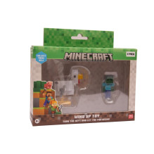 MINECRAFT S2 3D WIND-UP TOY - CHICKEN & JOCKEY MINECRAFT S2 3D WIND-UP TOY - CHICKEN & JOCKEY
