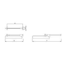 HANGER CLOTH RETR 300MM NI (20 / 100)