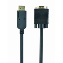 Gembird CCP-DPM-VGAM-6 video cable adapter 1.8 m VGA (D-Sub) DisplayPort Black