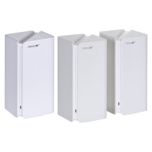 „Tenda MX21 Pro“ (3 vnt. pakuotė) trijų dažnių (2,4 GHz / 5 GHz / 6 GHz) „Wi-Fi 6“ (802.11ax) baltas vidinis
