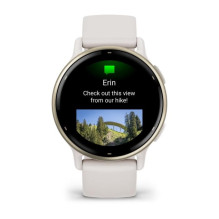 SMARTWATCH VIVOACTIVE 5 / IVORY / GOLD 010-02862-11 GARMIN