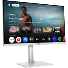 LCD Monitor, MSI, 27 ", 3840 x 2160 pixels, 4K Ultra HD, Native aspect ratio 16:9, MODERNMD272UPSW