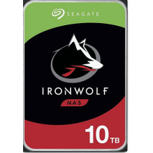 HDD, SEAGATE, IronWolf, 10TB, SATA 3.0, 256 MB, 7200 rpm, 3,5", ST10000VN000