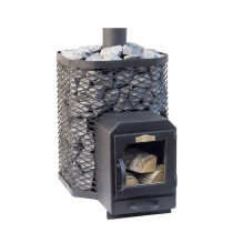 Wood-burning sauna stove...