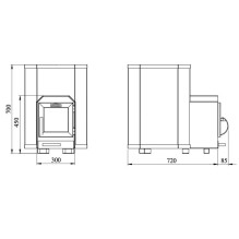 Wood-burning sauna stove STOVEMAN 16-LS, 17 kW Wood-burning sauna stove STOVEMAN 16-LS, 17 kW