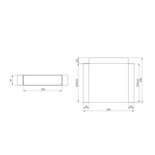 VENTILATION TEE (220X55 MM) VENTILATION TEE (220X55 MM)