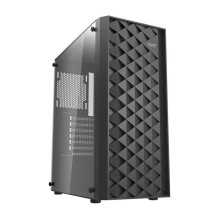 „Darkflash DK351“ kompiuterio korpusas (juodas) + 4 RGB ventiliatoriai