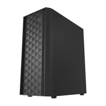 „Darkflash DK351“ kompiuterio korpusas (juodas) + 4 RGB ventiliatoriai