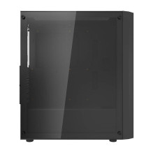 „Darkflash DK351“ kompiuterio korpusas (juodas) + 4 RGB ventiliatoriai