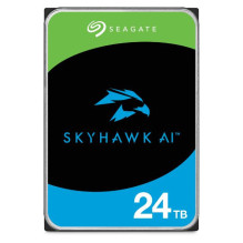 HDD, SEAGATE, SkyHawk AI, 24TB, 256 MB, 7200 rpm, Discs / Heads 10 / 20, 3,5", ST24000VE002