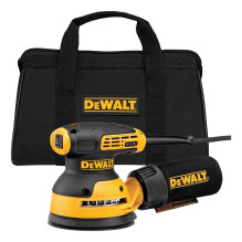 Nešiojamasis šlifuoklis „DeWALT DWE6423-QS“ Orbitinis šlifuoklis 12000 s/min. Juoda, geltona 280 W