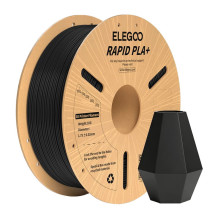 ELEGOO Rapid PLA+ filamentas (juodas)