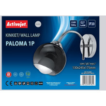 Activejet AJE-PALOMA 1P E27 1x40W sieninis šviestuvas