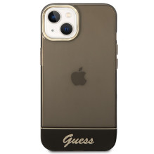 Guess GUHCP14SHGCOK iPhone 14 6.1 "black / black hardcase Translucent