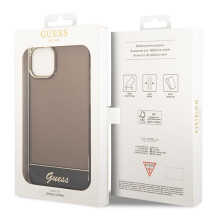 Guess GUHCP14SHGCOK iPhone 14 6.1 "black / black hardcase Translucent