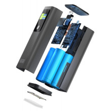 Nešiojamas Energijos Bankas - Newell Vayu 27000 mAh PD 140 W Greitas Įkrovimas, 3 Prievadai, Juoda Nešiojamas Energijos Bankas - Newell Vayu 27000 mAh PD 140 W Greitas Įkrovimas, 3 Prievadai, Juoda