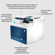 HP Color LaserJet Pro MFP 4302fdw Printer