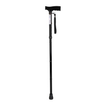 Folding walking stick ACTIONMED black Folding walking stick ACTIONMED black