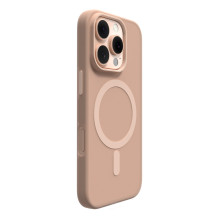 Puro Daylight MagSafe silikoninis dėklas, skirtas iPhone 16 Pro Max – smėlio spalvos