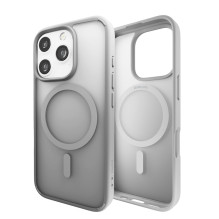 Puro Gradient MagSafe silikoninis dėklas, skirtas iPhone 16 Pro Max – sidabrinis