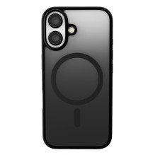 Puro Gradient MagSafe silikoninis dėklas, skirtas iPhone 16 - juodas