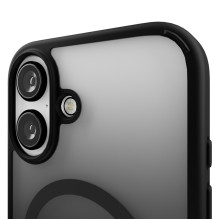 Puro Gradient MagSafe silikoninis dėklas, skirtas iPhone 16 - juodas