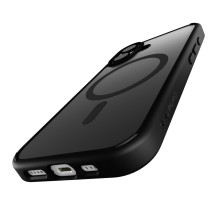 Puro Gradient MagSafe silikoninis dėklas, skirtas iPhone 16 - juodas