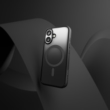 Puro Gradient MagSafe silikoninis dėklas, skirtas iPhone 16 - juodas